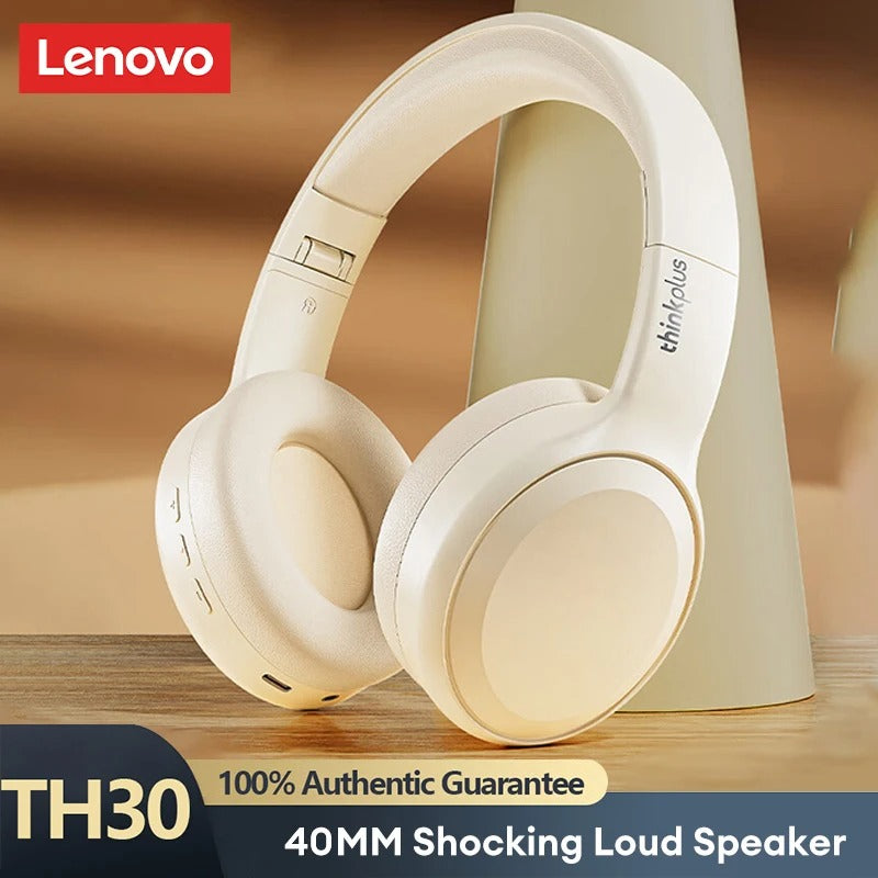 Lenovo TH30 Over-Ear Wireless Bluetooth Gaming Headset – ANC, HiFi, 360° Stereo Sound