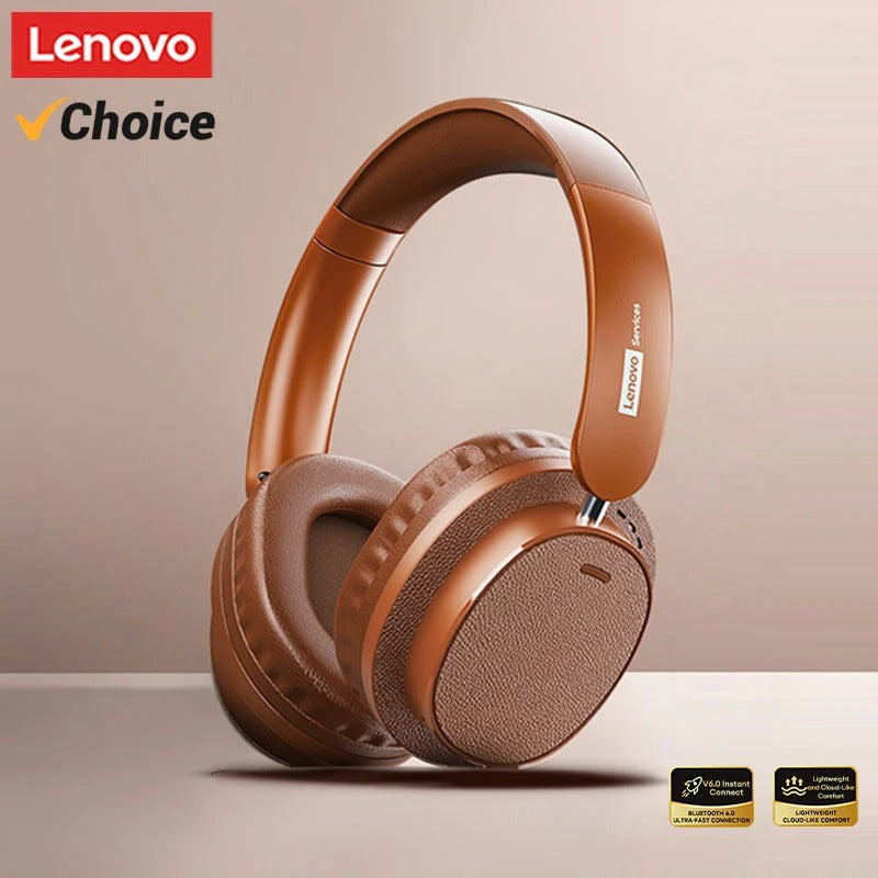 Lenovo LS105 Bluetooth 6.0 Wireless Gaming Headset – ENC Noise Cancellation, 30H Battery
