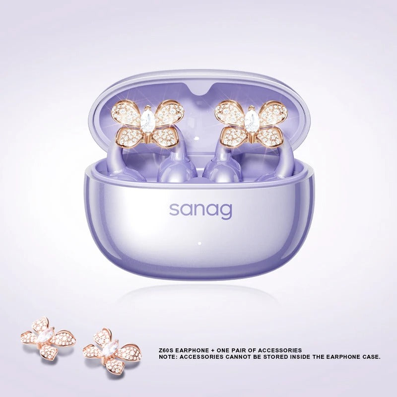 Sanag Z60S Wireless Earbuds – Bluetooth 5.4, IPX5, 22H Battery, Sleep Assistant