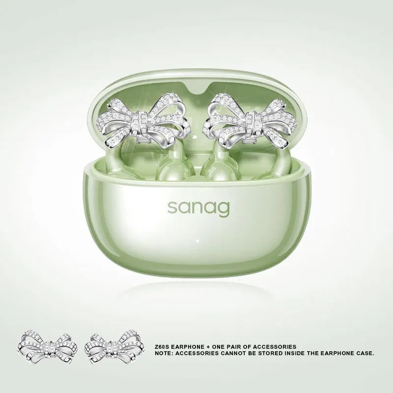 Sanag Z60S Wireless Earbuds – Bluetooth 5.4, IPX5, 22H Battery, Sleep Assistant