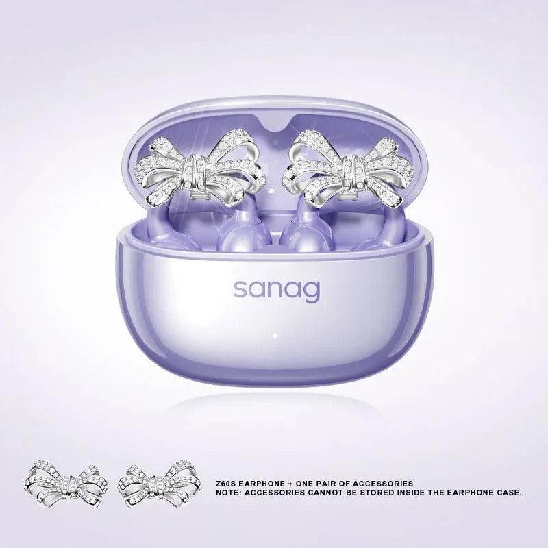 Sanag Z60S Wireless Earbuds – Bluetooth 5.4, IPX5, 22H Battery, Sleep Assistant