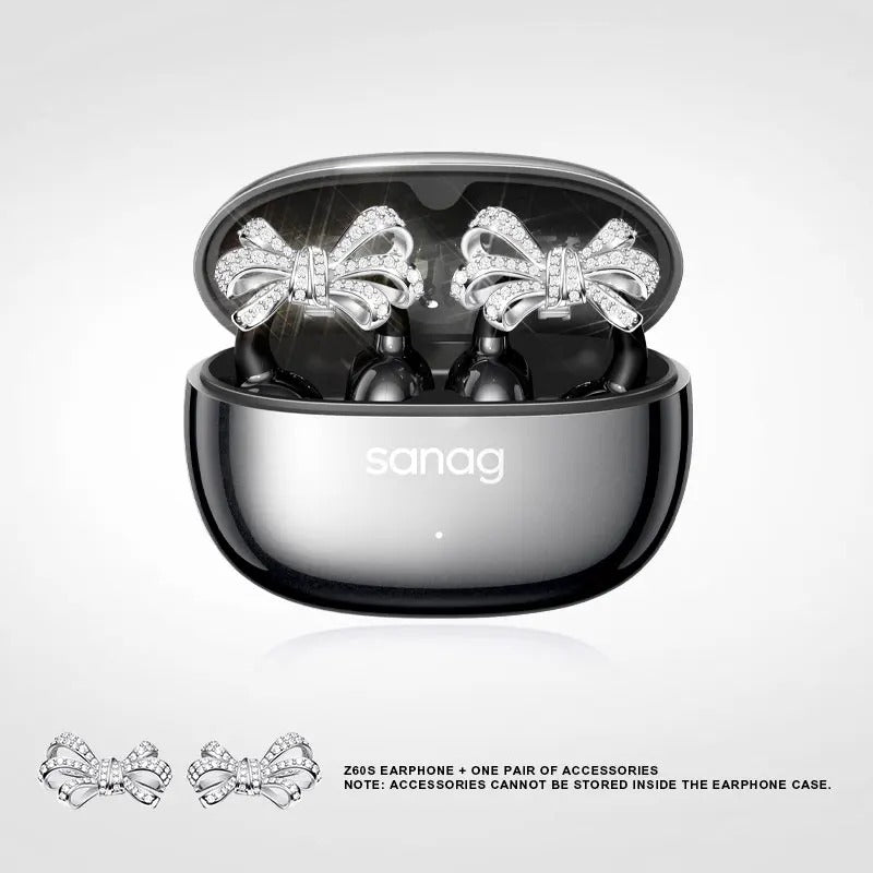 Sanag Z60S Wireless Earbuds – Bluetooth 5.4, IPX5, 22H Battery, Sleep Assistant